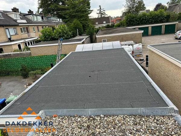 Dakinspectie plat dak na renovatie in Geldermalsen